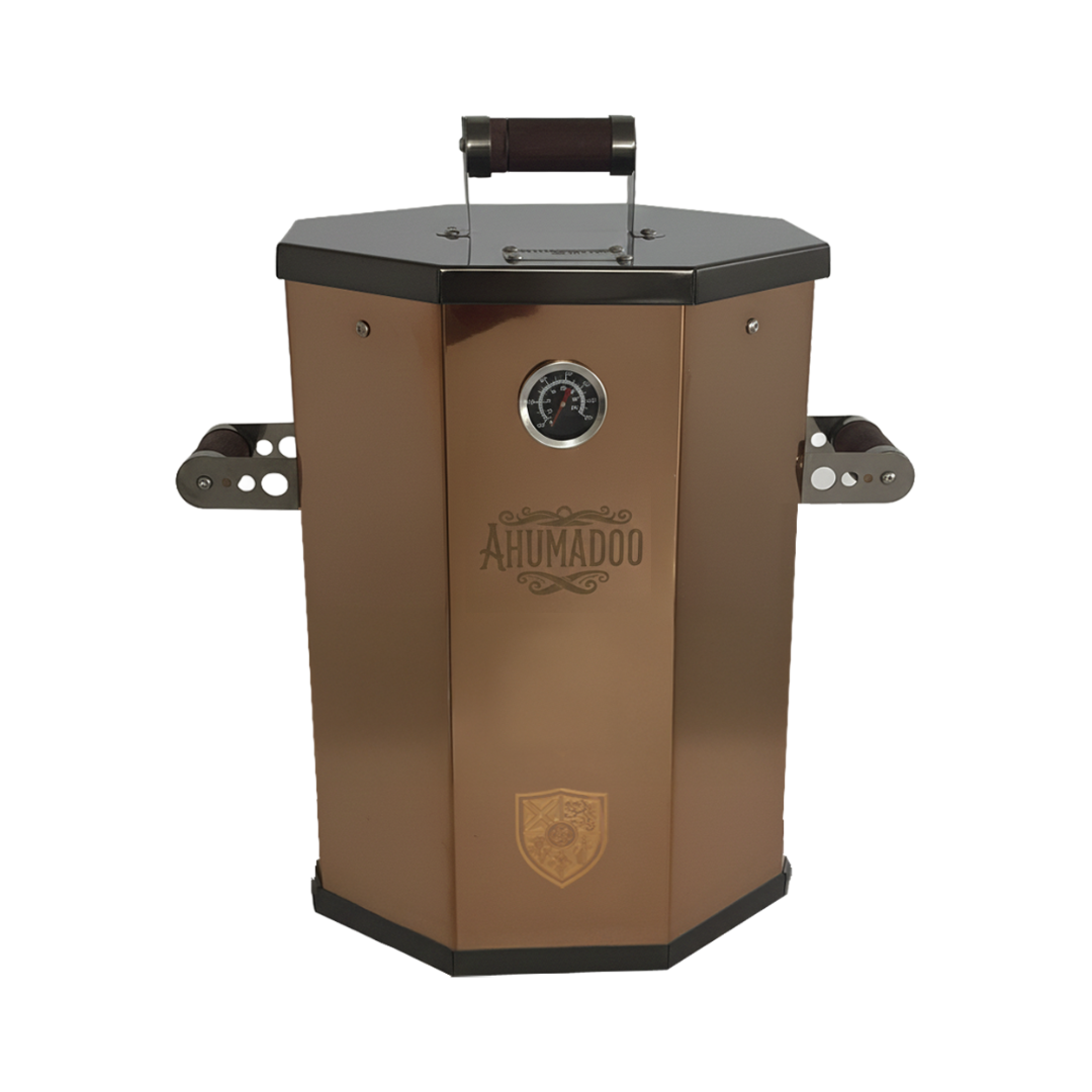 Barril ahumador familiar